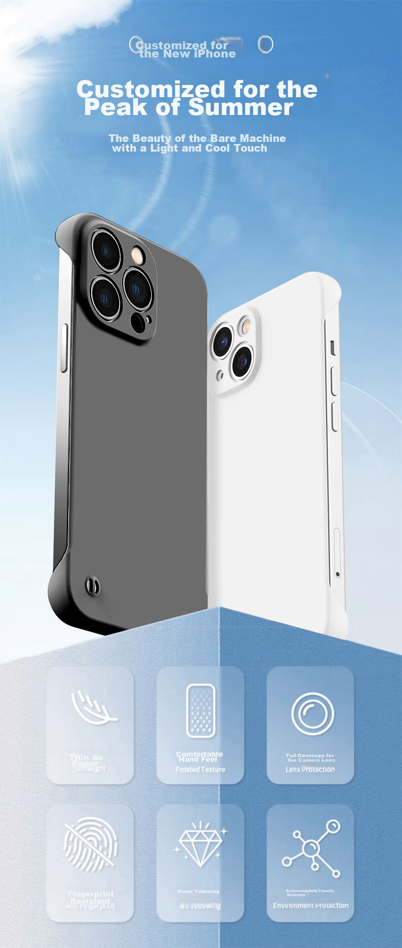 Чехол POZZO для iPhone 13, ультратонкий, полузакрытый, матовый, противоударный, лавандово-серый