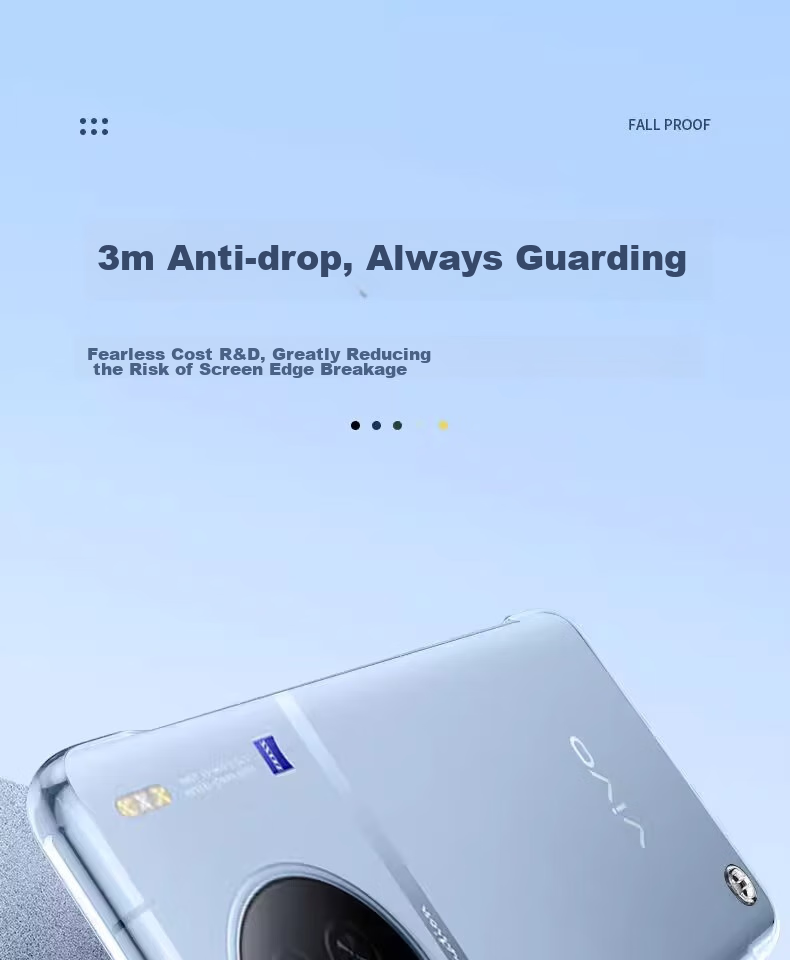 Чехол для телефона ZHIWEISHI для Vivo IQOO 12, ультратонкий, полностью прозрачный, безрамочный, жесткий корпус, ударопрочный, простой дизайн