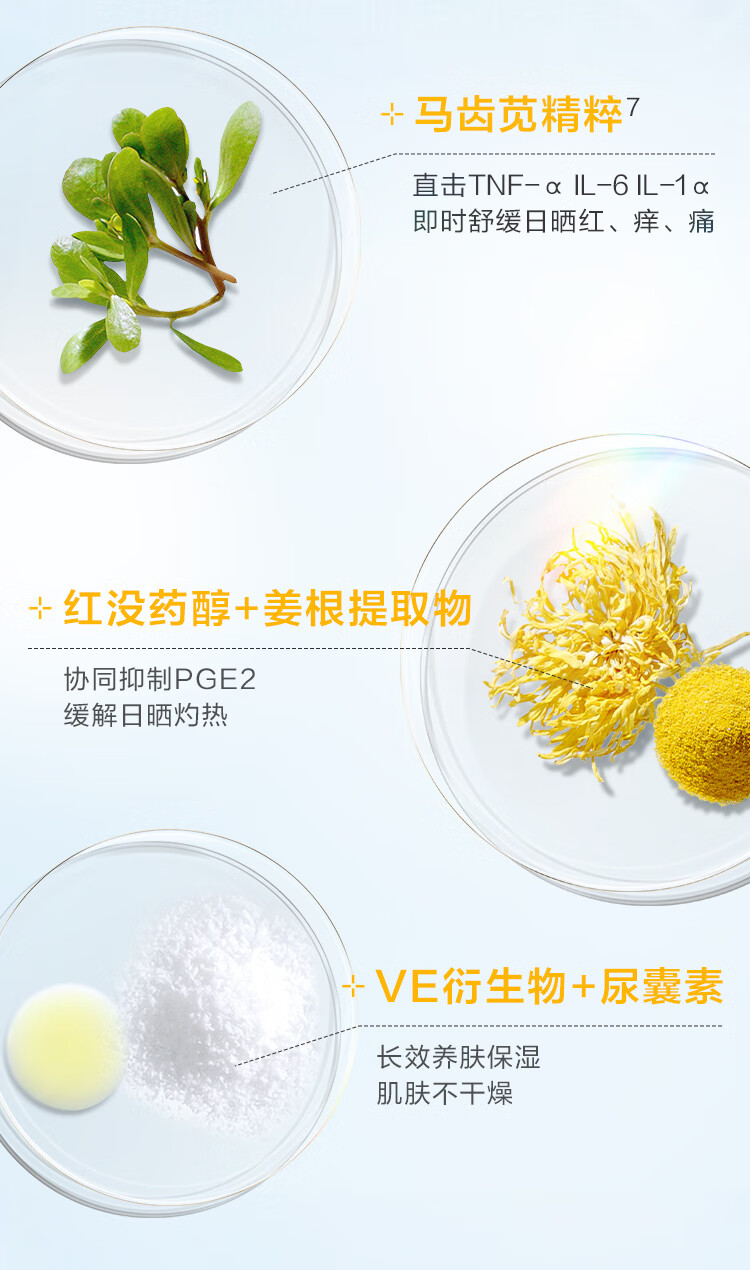 薇诺娜（WINONA）清透防晒乳 敏感肌面部全身春夏防晒乳防晒霜隔离清爽轻薄不粘腻 【明星防晒】清透防晒乳50g