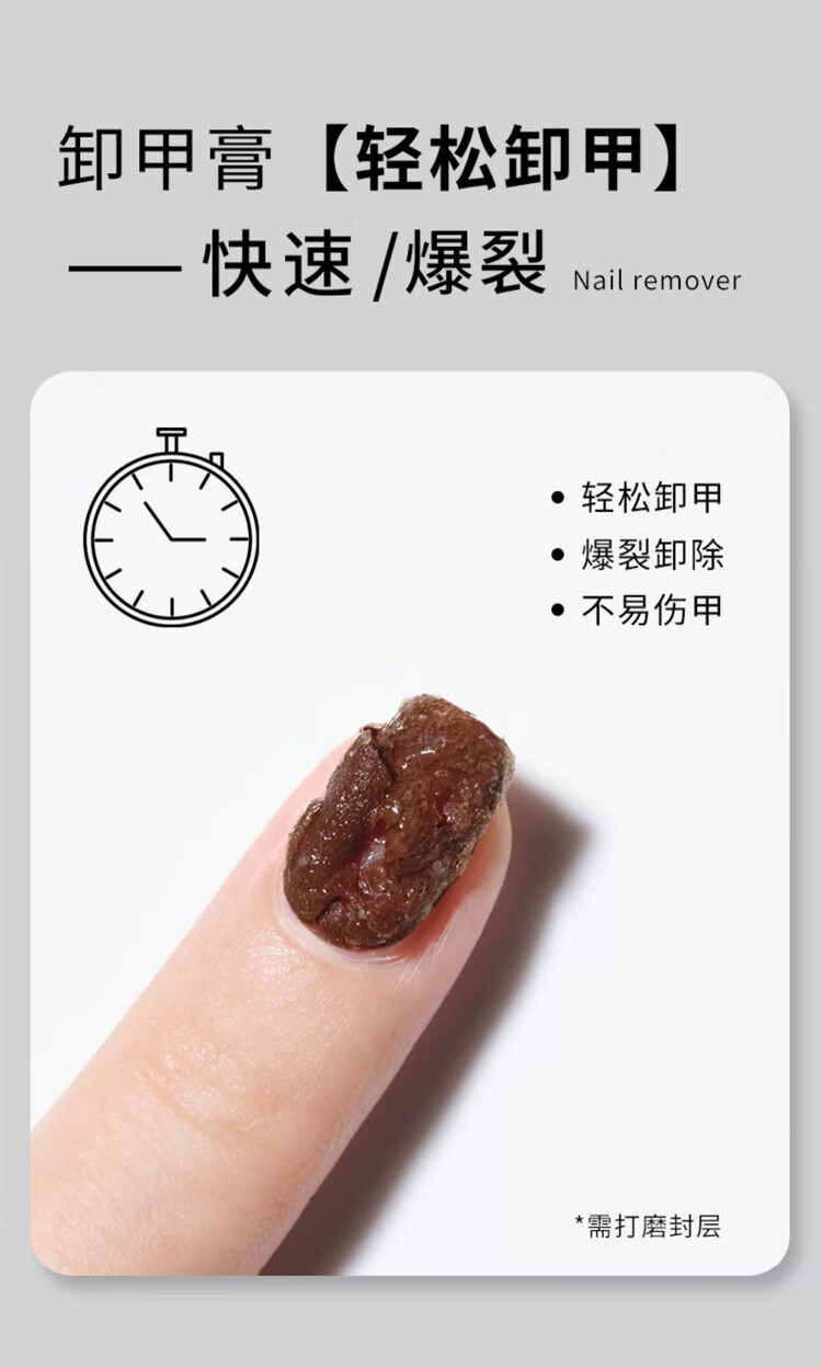 舒羞（SO SHY）爆裂卸甲膏套装 卸甲油胶不伤手卸除光疗胶