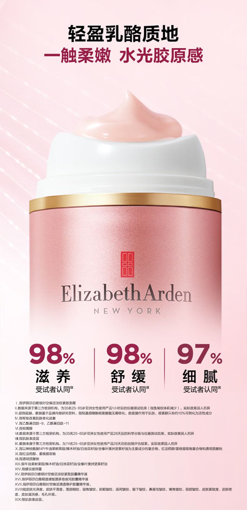 伊丽莎白雅顿粉胶面霜2ml+第II代粉胶7粒 小美盒