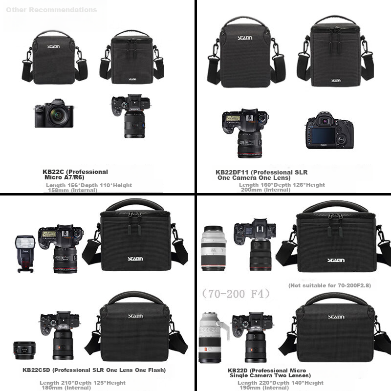 Универсальная сумка для фотоаппарата Statin KB22DF11 для DSLR и беззеркальных камер с одним объективом