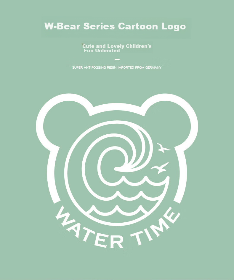 Детские очки для плавания WATERTIME, большие, водонепроницаемые, с защитой от запотевания, для девочек и мальчиков, розовые