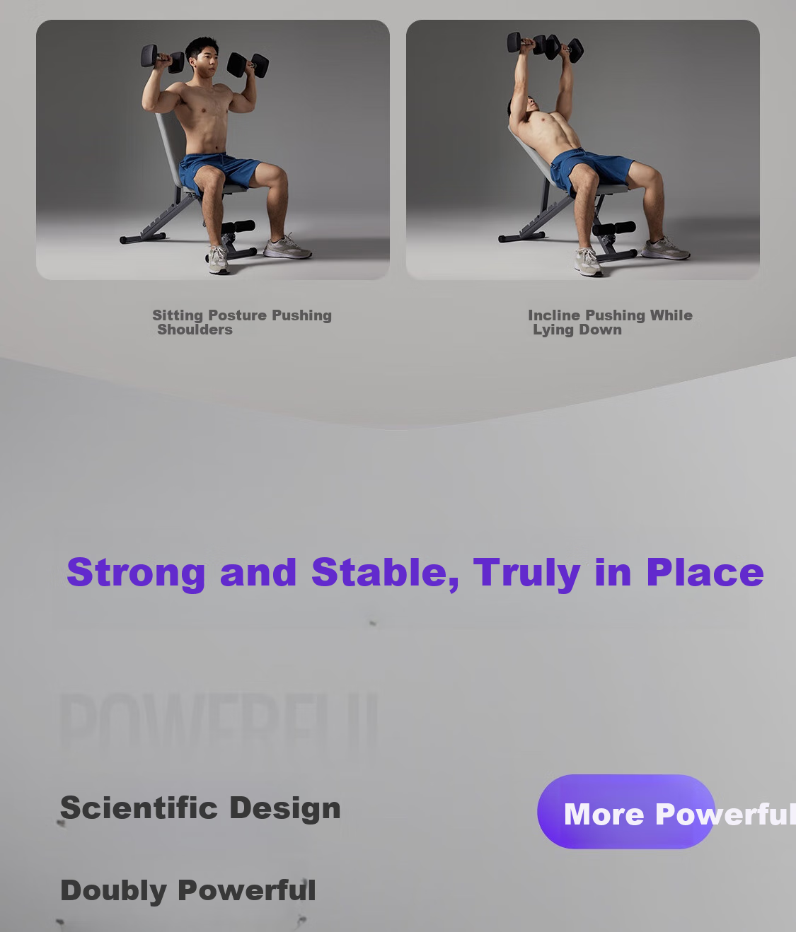Скамья для фитнеса Keep Adjustable Dumbbell Bench D1 Professional Edition, складная, многофункциональная