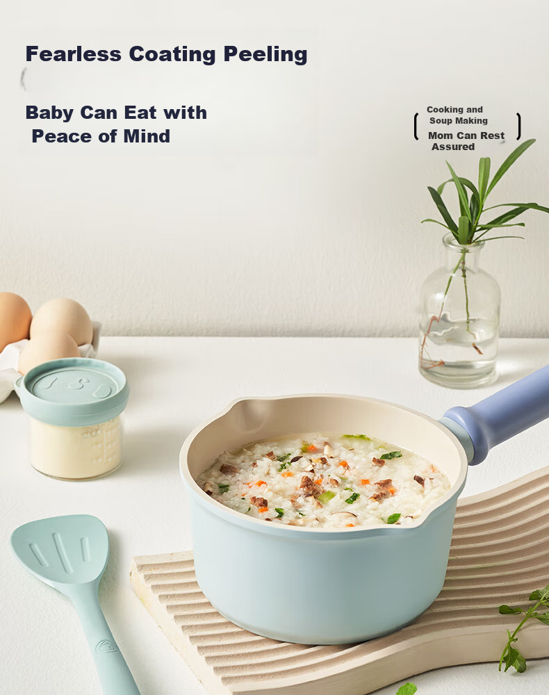 Кастрюля SUPOR Non-Stick, 18 см, для лапши, молока, детского питания, подходит для индукционных и газовых плит