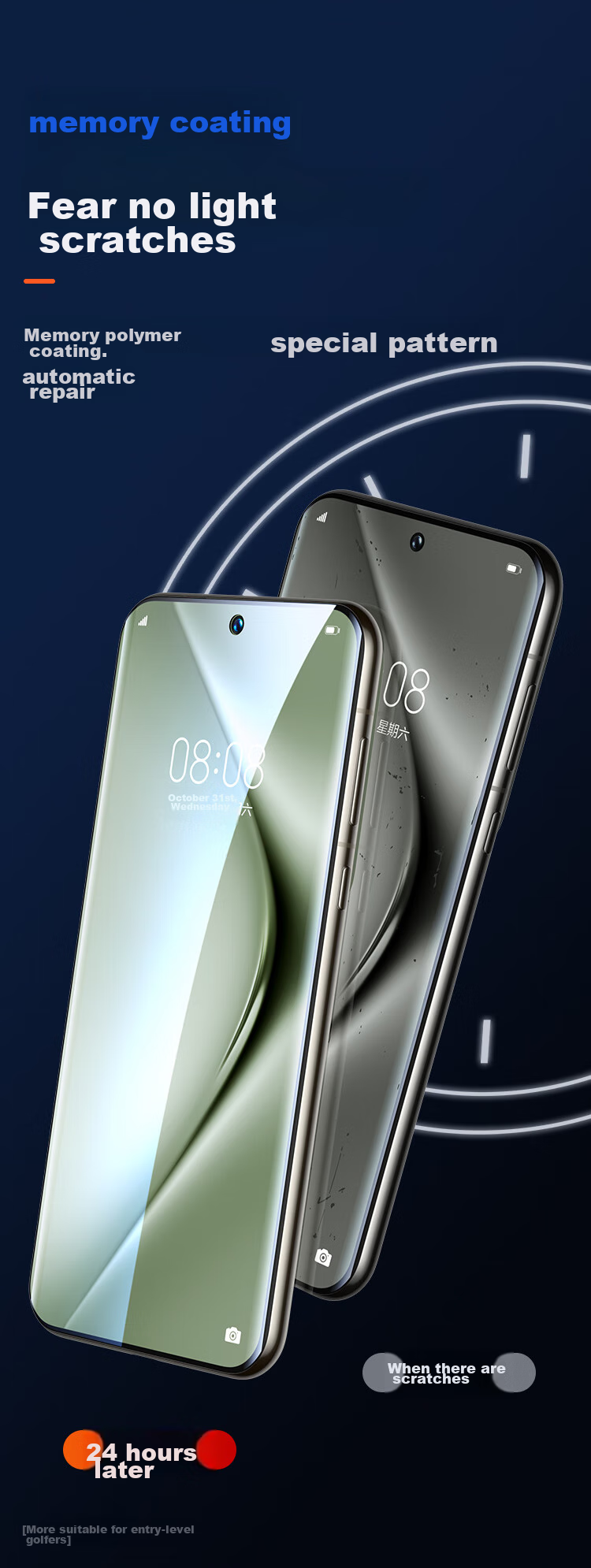 Защитная гидрогелевая пленка BIAZE для Huawei Pura 80 Pro+/Ultra, P70 Pro+/Ultra, противоударная, антибликовая, 2 шт.