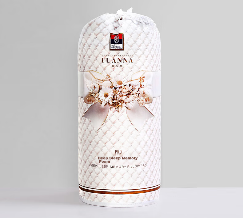 Подушка FUANNA для глубокого сна с эффектом памяти, средняя, 70x42x10 см
