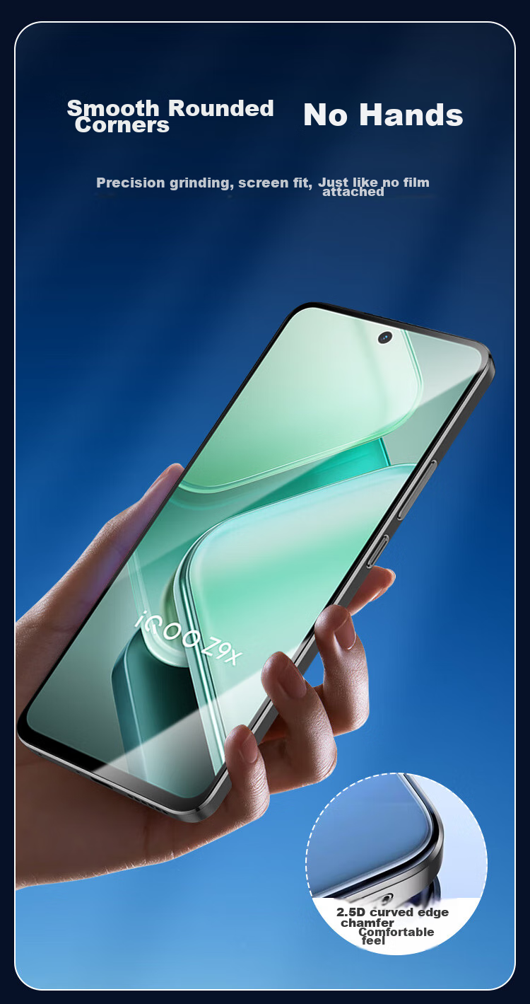 Защитное стекло KOOLIFE для Vivo IQOO Z10X, Iqoo Z9X, защитная пленка для экрана, HD стекло, полное покрытие экрана, ультратонкое, HD, противоударное, от отпечатков пальцев