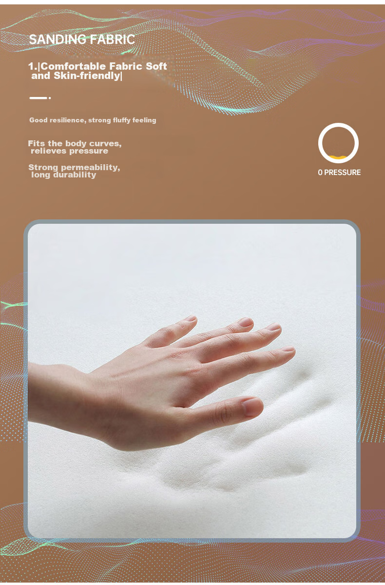 Наматрасник I-WILL Latex Foam Pad, 90x190 см, толщина 9 см, с наполнителем из латекса и пены