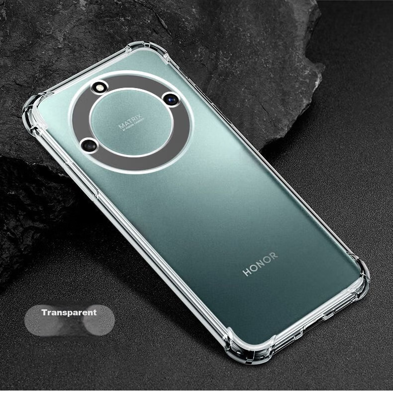 Чехол для телефона Kelleia для Honor X40, противоударный TPU с воздушной подушкой, прозрачный, 6.78 дюйма