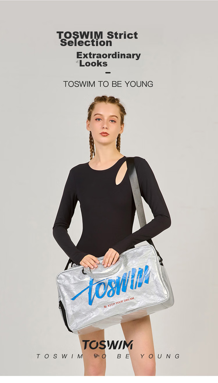 Сумка для плавания TOSWIM, водонепроницаемая, для разделения сухого и мокрого, для мужчин и женщин, спортивная сумка для фитнеса, кросс-боди