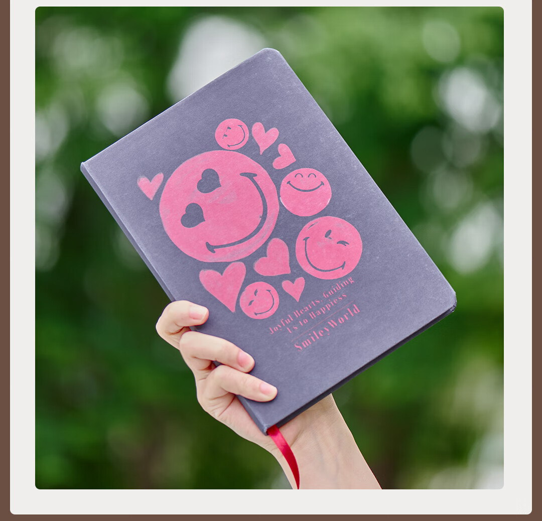 Блокнот KACO Twinbow Rainbow SMILE YWORLD Collaboration Edition, A5, 128 страниц, стильный дневник