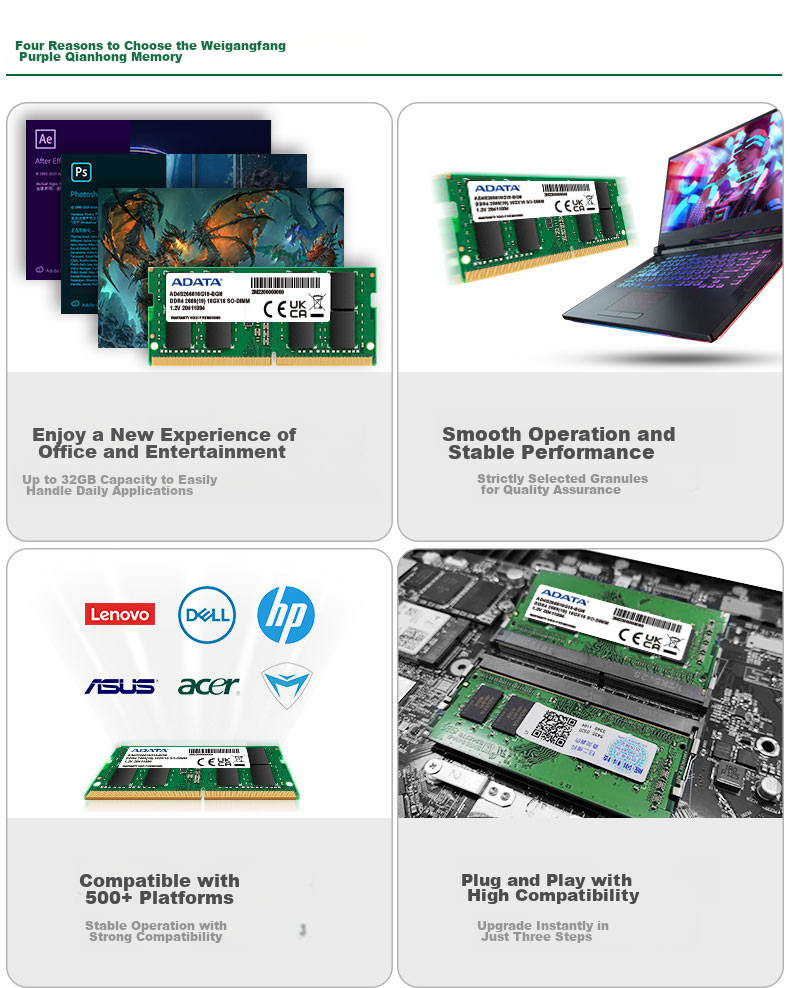 Оперативная память ADATA 8GB DDR4 2666MHz SO-DIMM для ноутбука