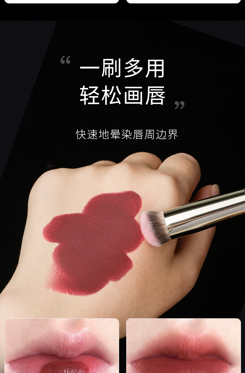 AOLANLA圆头遮瑕刷不易吃粉软毛270S无痕粉底刷遮黑眼圈斑点痘印化妆刷子