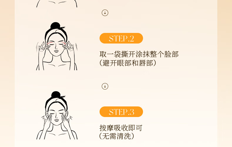 ORGINESE欧橘vc睡眠涂抹式面膜去暗沉免洗补水夜间养护焕亮肌肤女