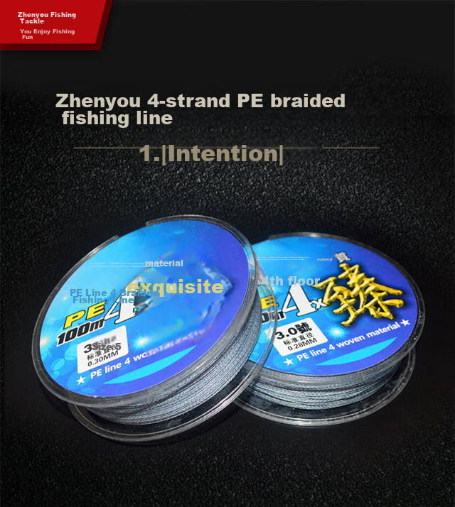 Леска рыболовная Grsaed, плетёная, 1.0, 100 м, серая