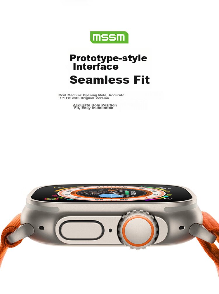 Ремешок MSSM Nylon Alpine Loop для Apple Watch, черный, 38/40/41/42 мм