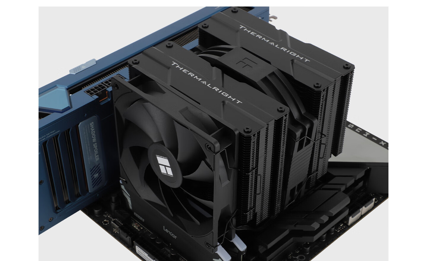 Воздушный кулер Thermalright Peerless Assassin 140 BLACK, AGHP GEN4.0, двухбашенный, черное покрытие, PA140 BLACK