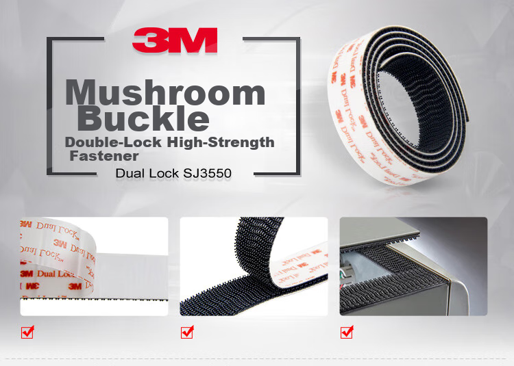 3M Двухсторонний скотч SJ3551, 2.5 см х 20 см, 2 шт.