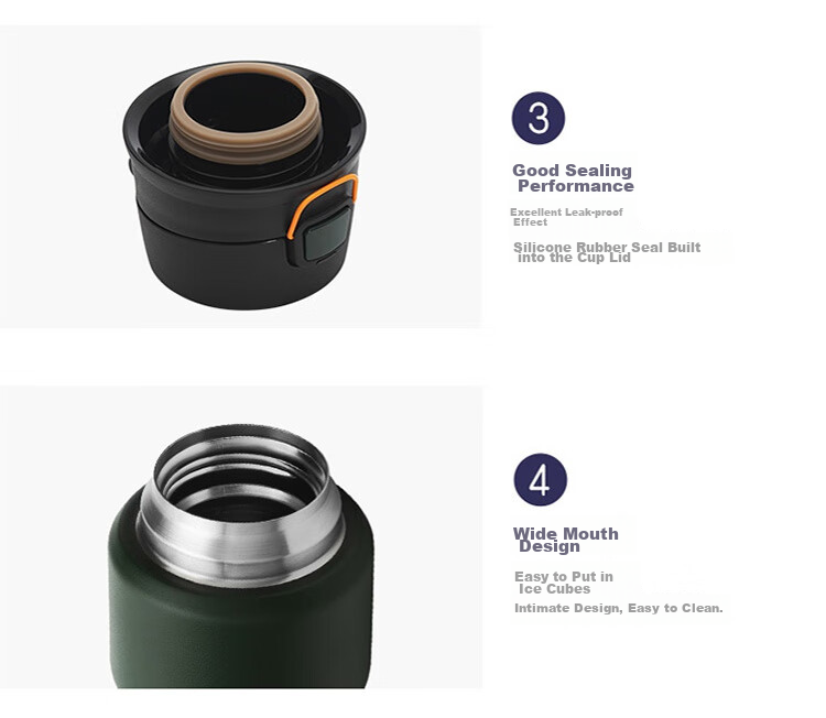 Термос THERMOS TSK2700S Atlantic Blue, 780 мл, синий