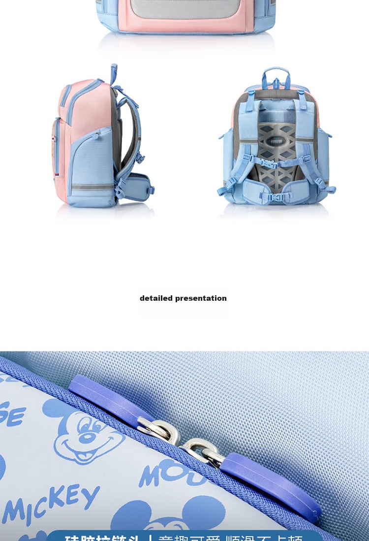 Рюкзак AMERICAN TOURISTER для девочек, удобный, для начальной школы (1-3 классы), защищающий позвоночник, антибактериальный, легкий, большой вместимости