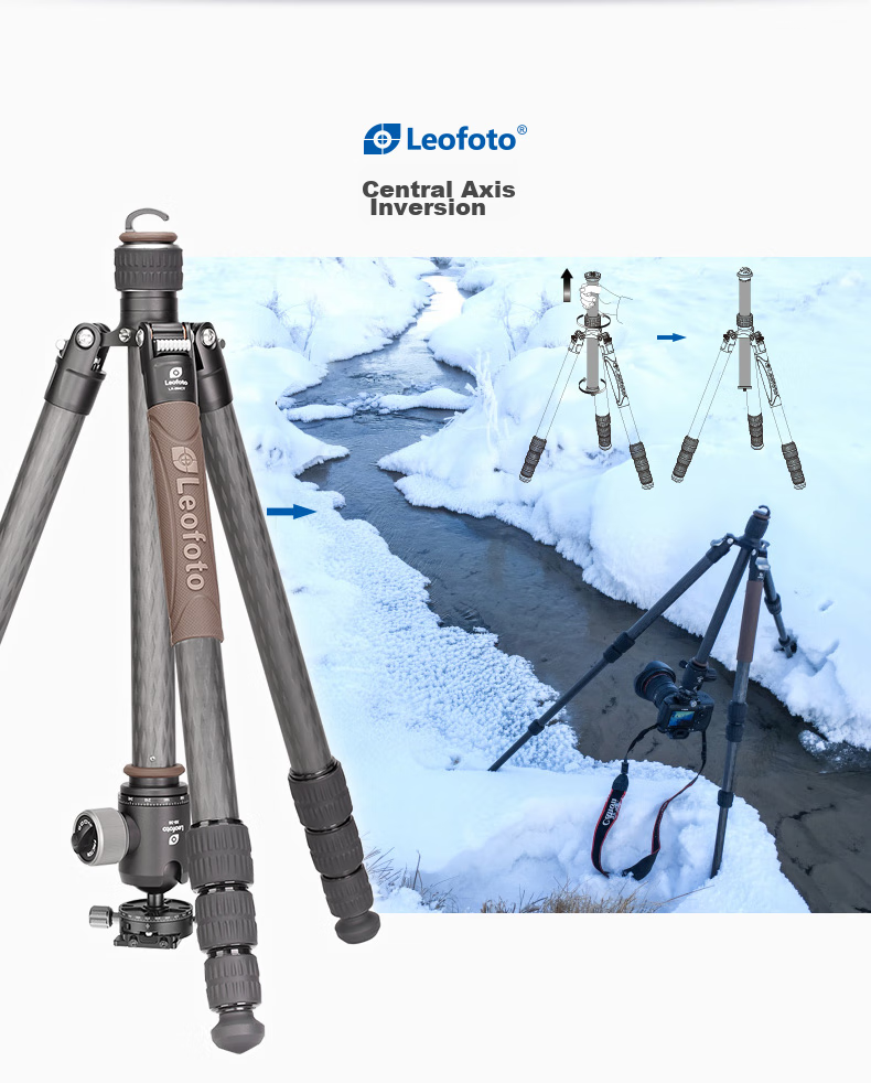Штатив Leofoto LX-284CT+XB, легкий, портативный, для фото- и видеосъемки, двухпанорамная шаровая головка, профессиональный штатив-монопод