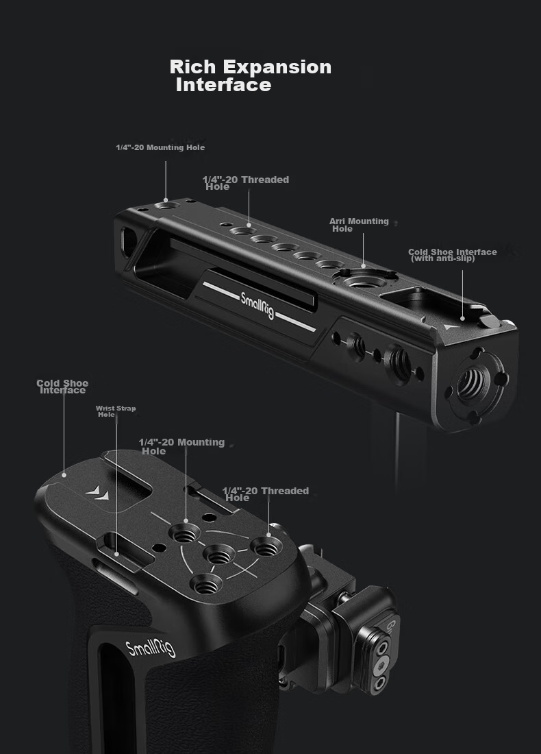 Универсальная боковая ручка SmallRig 4017 для DSLR-камер с быстросъемным слотом