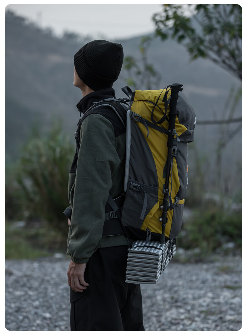 Рюкзак CAMEL Outdoor Professional Hiking Backpack, многофункциональный, большой емкости, для мужчин и женщин, для походов и путешествий, 7S3AC3034A, темно-серый