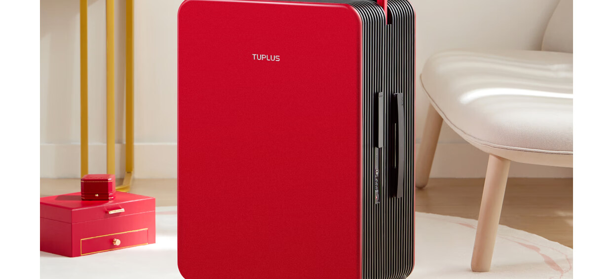 Чемодан T ujia TUPLUS Balance Series, красный и черный, 24 дюйма