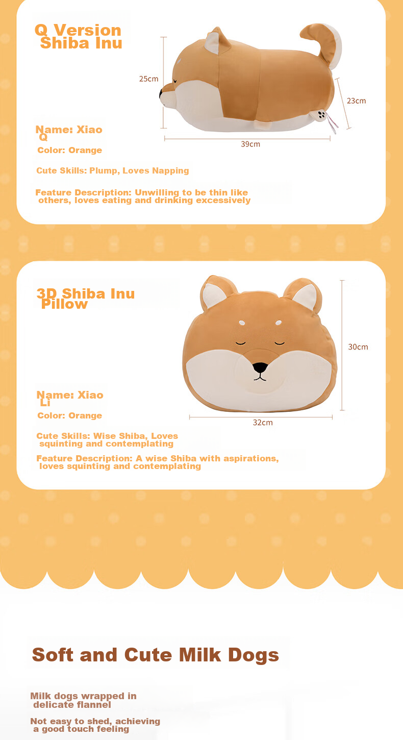Плед MINISO "Милая собачка" из плюша, лежащая поза, игрушка-подушка для сна, подарок на день рождения