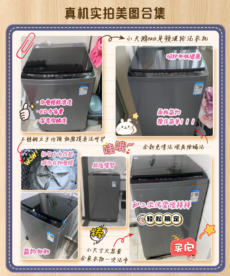 小天鹅TB80V23H洗衣机图片