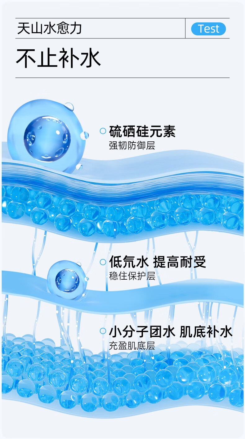 弥玥泉 小分子补水喷雾冰川保湿补水修护爽肤水 750ml组合装