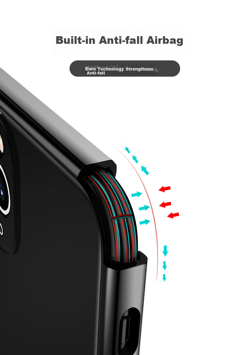 Чехол PISEN для iPhone 11 Pro Max, прозрачный, противоударный, с защитой от падений и отпечатков пальцев