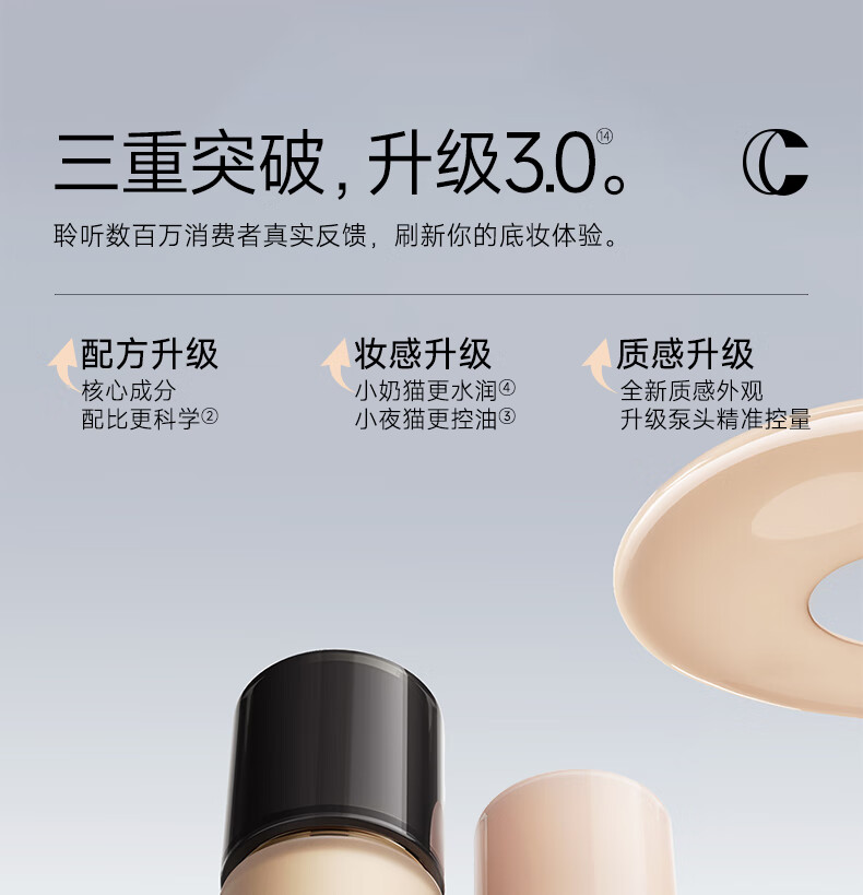 卡姿兰粉底液遮瑕持久防水不脱妆控油防汗皮干皮保湿提亮女学生bb霜 【2.0】W02黄皮自然(黄二白)