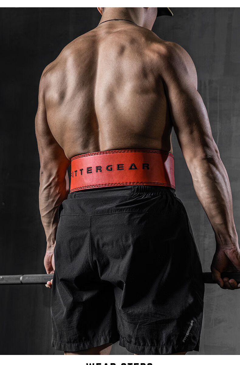 Пояс для силовых тренировок FITTER GEAR, для пауэрлифтинга, тяжелой атлетики, приседаний и жима лежа, с быстрой застежкой, защитный, мужской/унисекс, размер XL, черный