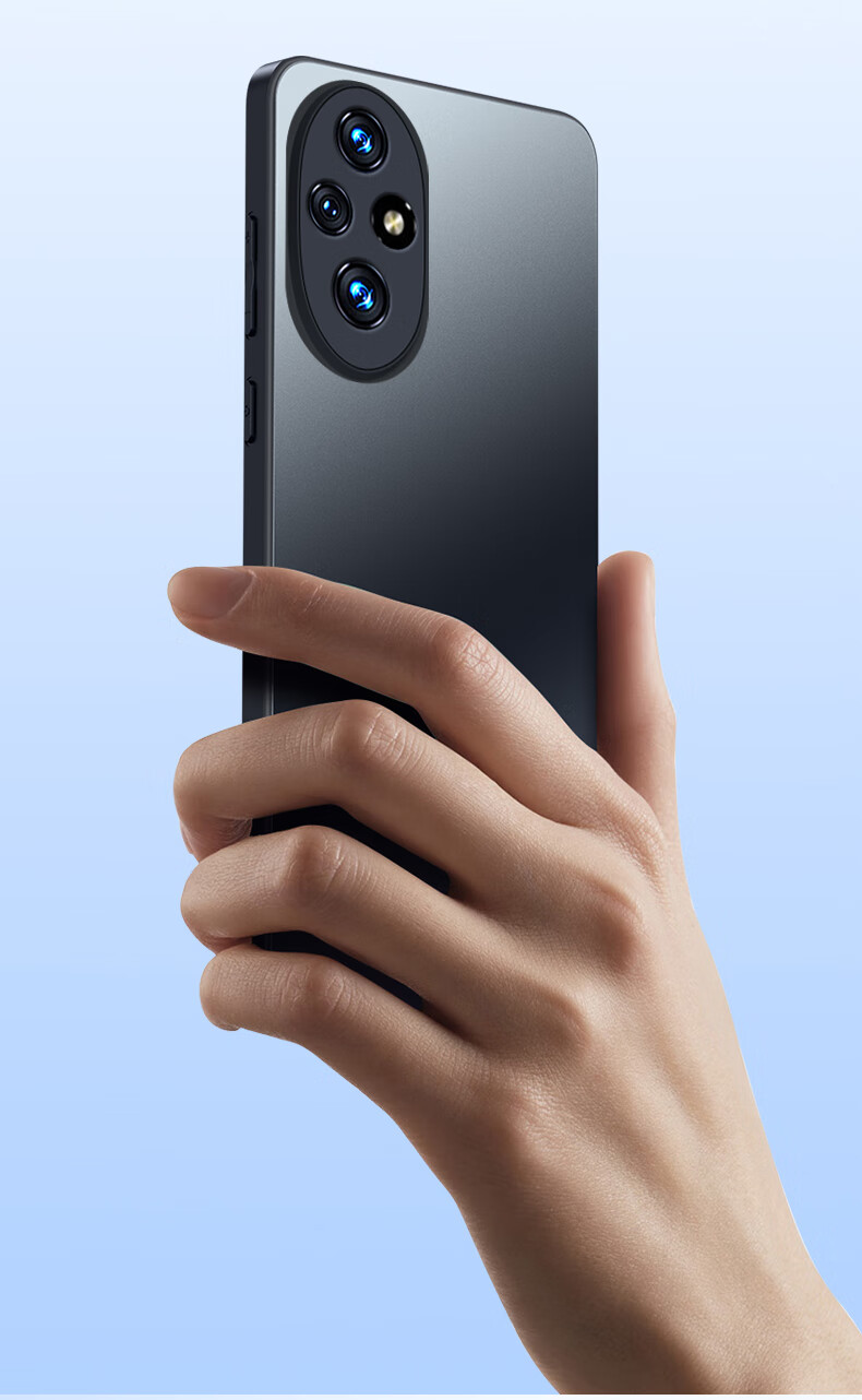 Чехол-накладка Mengxiangkejia AG Frosted для Honor 200 Pro, противоударный, силиконовый, черный