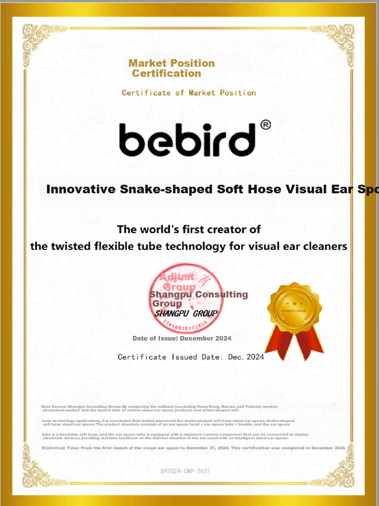 Bebird Визуальный набор для чистки ушей, подарочная коробка, инструмент для ухода за ушами, подарок на День святого Валентина