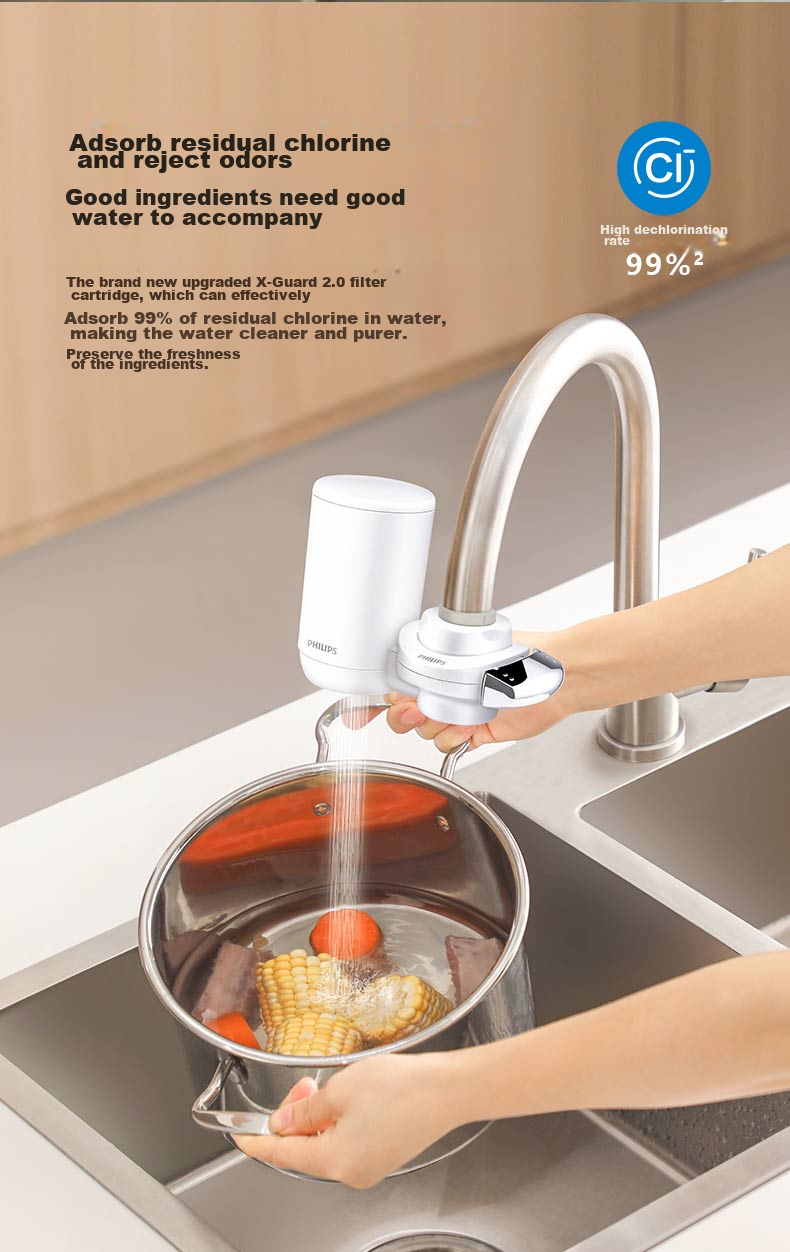 Фильтр-картридж для кухонного крана Philips WP3911, ультрафильтрация и стерилизация, оригинальный