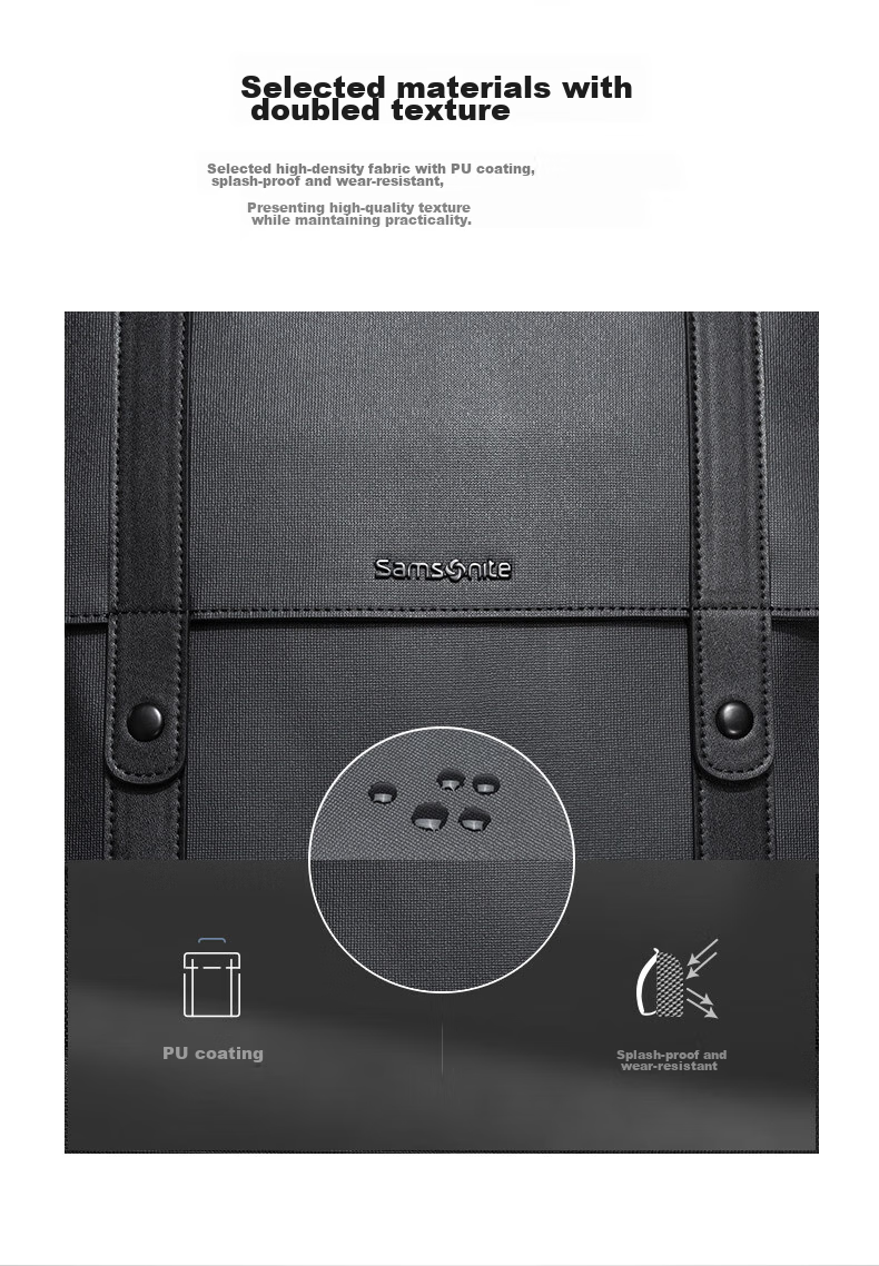 Рюкзак Samsonite для ноутбука 15.6 дюймов, мужской, большой вместимости, повседневный, для путешествий, трендовый подарок на Новый год