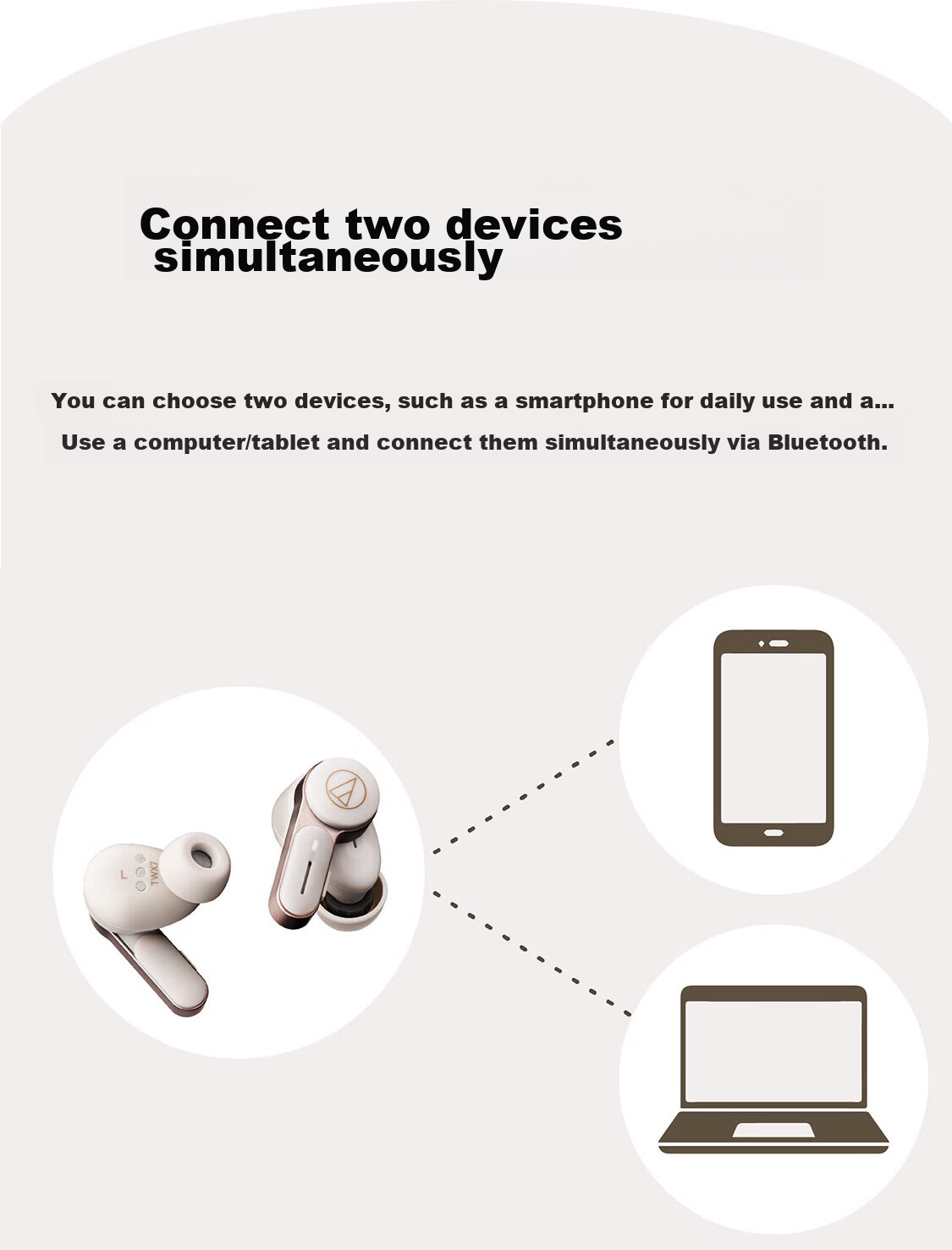Беспроводные наушники Audio-Technica ATH-TWX7, True Wireless, с активным шумоподавлением, вкладыши, длительное время работы, черный