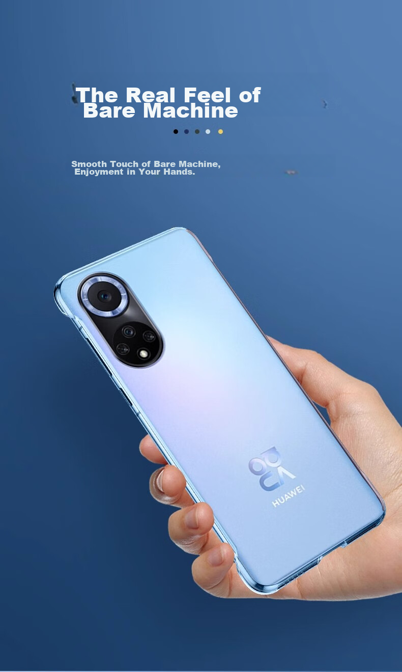 Чехол ZHIWEISHI для Huawei Nova 9 Pro, ультратонкий, полностью прозрачный, противоударный, простой дизайн