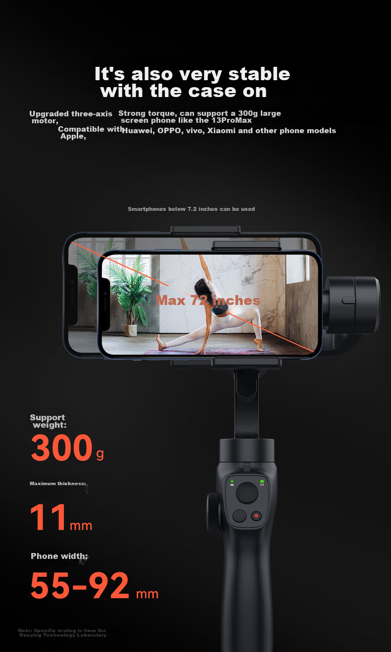 Стабилизатор для смартфона FUNSNAP Capture 2S, 3-осевой, для профессиональной фото- и видеосъемки