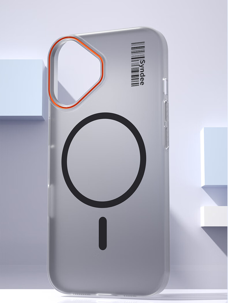 Чехол Baozou для Apple iPhone 16 Plus, противоударный, с защитой камеры, прозрачный, белый