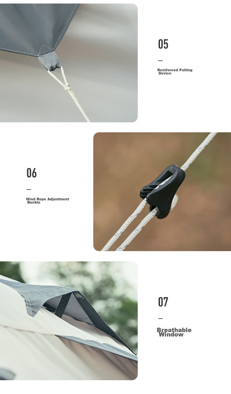 Палатка MOBIGARDEN Lengshan 2, для кемпинга и походов, ветрозащитная, водонепроницаемая, цвет "Теплый песок"