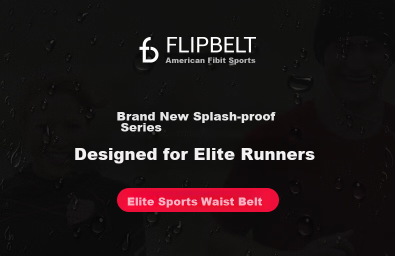 Спортивный пояс Flipbelt Elite для бега, фитнеса, велоспорта, походов, путешествий, черный, размер L