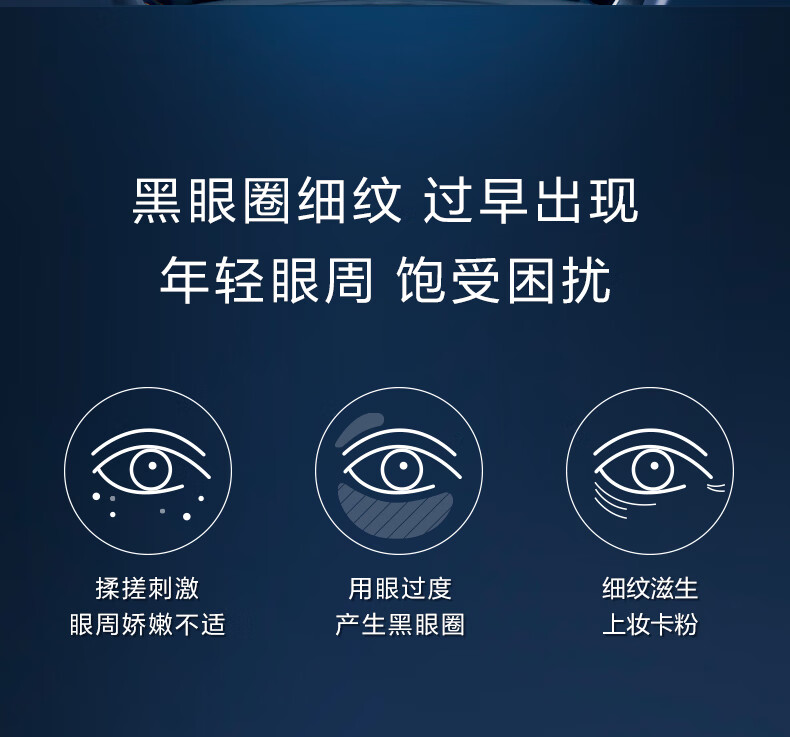 兰蔻发光眼霜小黑瓶眼霜淡化黑眼圈细纹护肤品礼盒生日礼物女 15ml