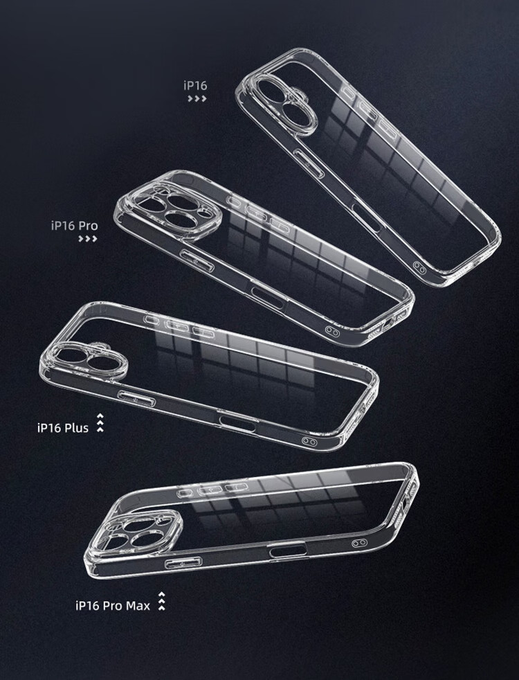 Прозрачный чехол для iPhone 16 Pro Max