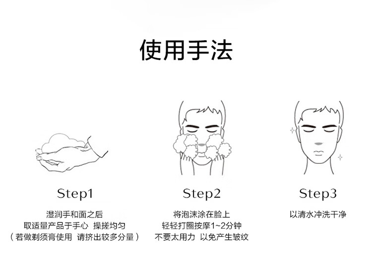 资生堂新男士洁面膏套装 清洁保湿控油卸妆洗面奶 男士护肤品 节日礼物