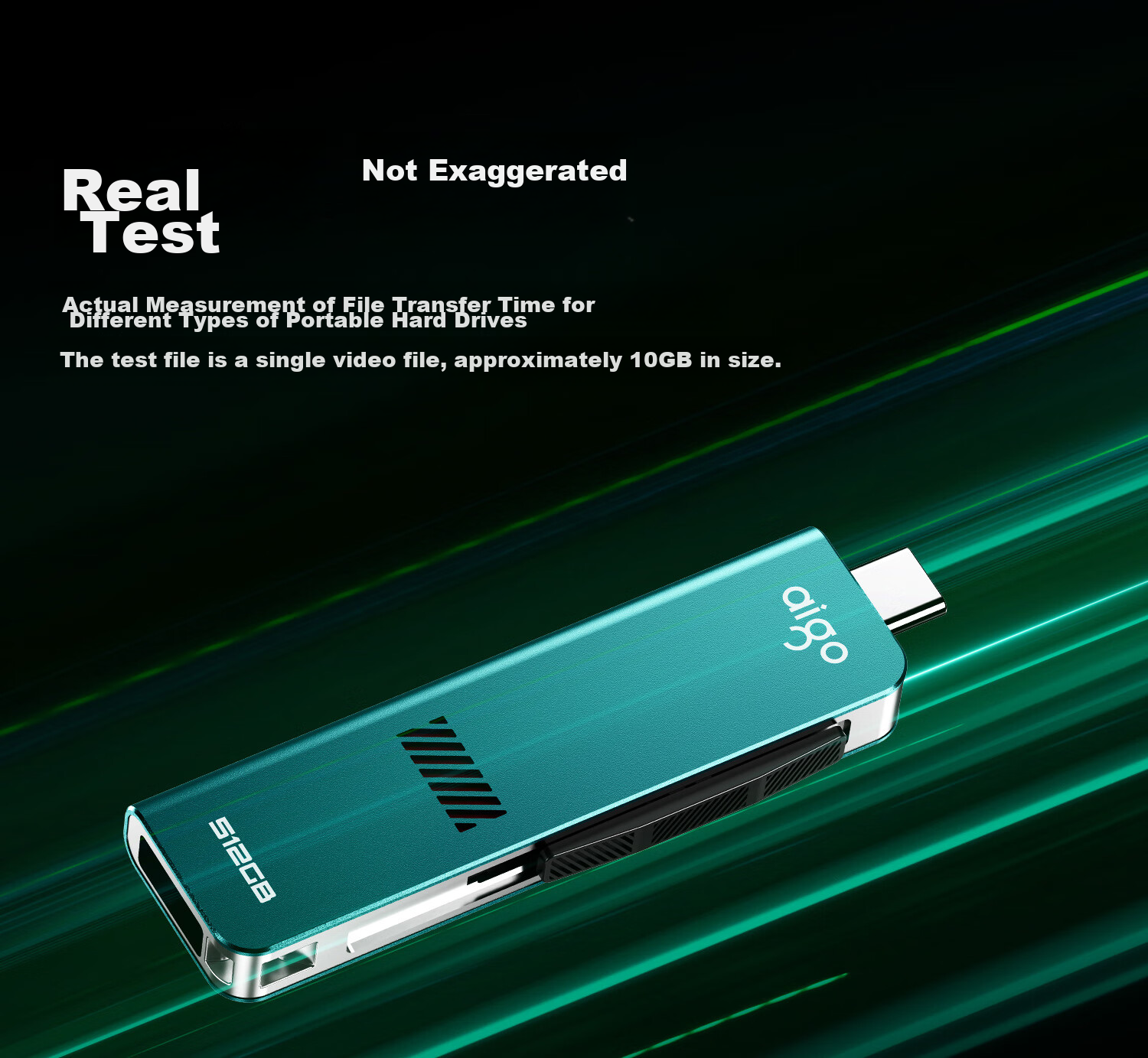 USB-флеш-накопитель Aigo U357S 256 ГБ, USB 3.2 Type-C, скорость чтения 1000 МБ/с, для телефонов, компьютеров, планшетов, универсальный, с выдвижным дизайном