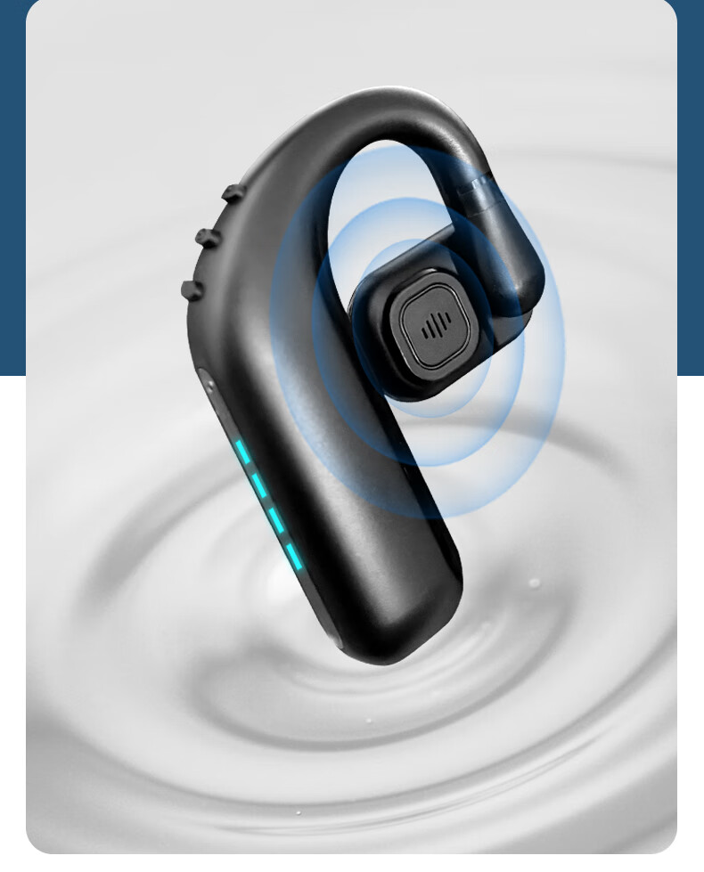 Беспроводные наушники Masentek A107 с костной проводимостью, Bluetooth 5.3, время работы до 38 часов, защита IPX5, черный